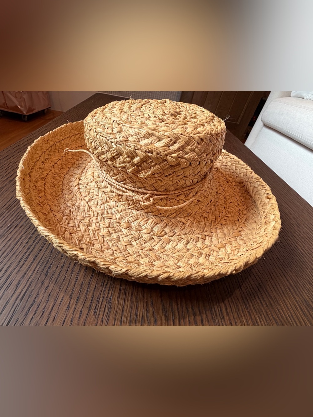 Helen Kaminski Woven Straw Sun Hat - Natural Tan